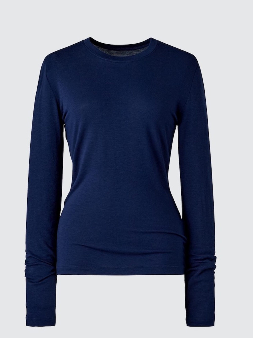 HEATTECH Cashmere Blend Navy T-Shirt XS